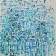 Angela Crucitti | Torri in blu e verde
