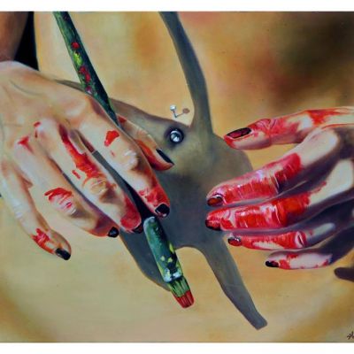 ANGELA DIMA | ”Le mie ManiE dipinte a mano”