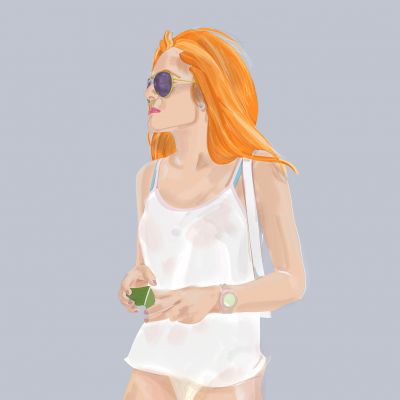 nerosunero | A girl with sunglasses