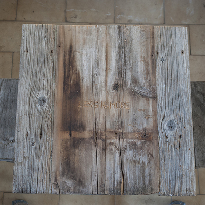  | Less is more (particolare)