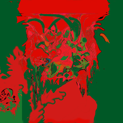  | giardino rosso/verde