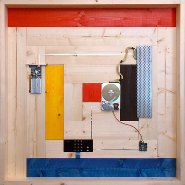 Rossano Maria Di Cicco Morra | Reliquiario per misurazione neuronale d’artista 003 (Modulo di comportamento spaziale. - serie MACCHINE UTILI