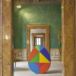  | Ab Ovo - configurazione Uovo (Uovo Cosmico/Creazione). Presso Palazzo Collicola Arti Visive, Spoleto.