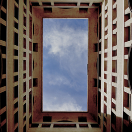  | Roma Eur 159, prospettiva cortile interno Palazzo Sturzo