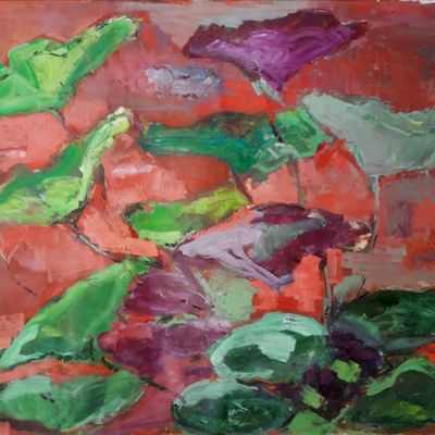  | Fiori di loto in rosso