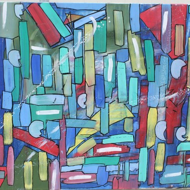 Jekill82 | Pittura Istintiva di Cielo Notturno