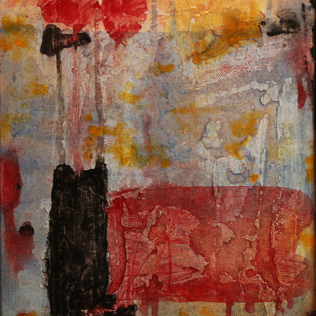  | Piccolo vaso di fiori rossi