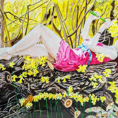  | Miriam con i narcisi