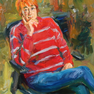 Shinichi Yura | Hisako in Red Sweater