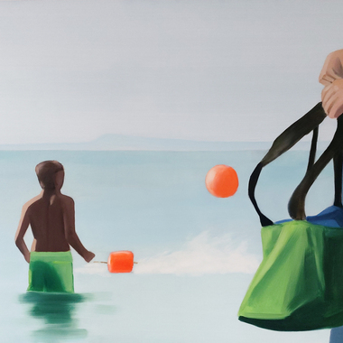 Felicija Dudoit | Boy and a Green Bag