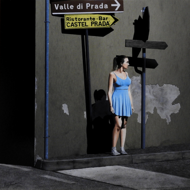 Mauro Masin | The girl with the blue dress