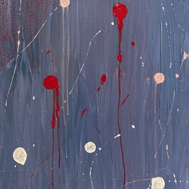  | Cielo utopico rosso, bianco e rosa