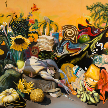 Slate Quagmier | Still Life Under an Orange Sky (September)
