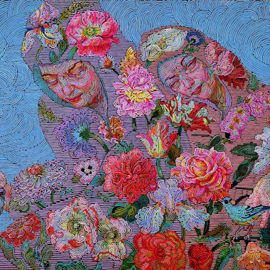 Alexandra Finkelchtein | Two with Dog