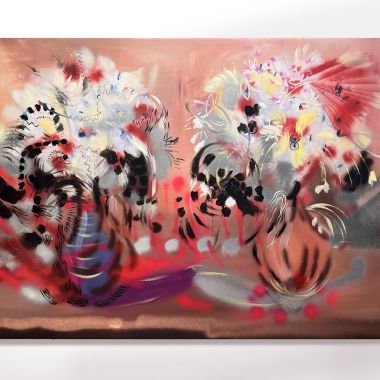 Bianca Schröder | Doppio vaso con fiori