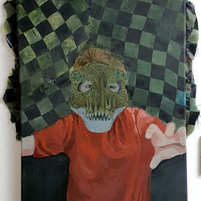  | Dittico - Gli piaceva travestirsi da dinosauro, dettaglio 2