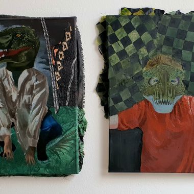 Sara Sacchet | Dittico - Gli piaceva travestirsi da dinosauro