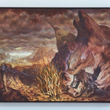 Sasha Toli | Ottavio cattura la dattilo - salamandra di Prometeo