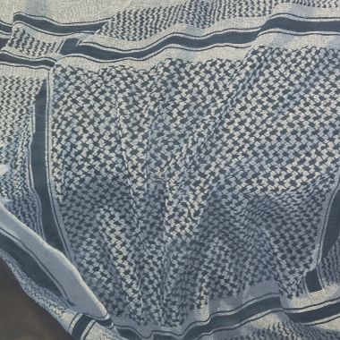 Simone Miccichè | corpo tessuto _ KEFIAH BLU