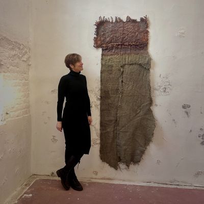  | Chrysopoeia / Last Man Standing - installation view Montoro12 Gallery, group exhibition &rsquo;Material metamorphosis&rsquo;, 2025, Brussels