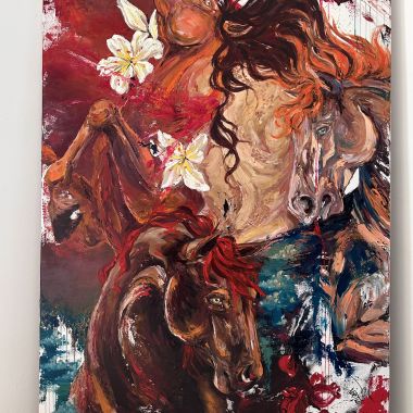 Tina Norituc | Bleeding into blue