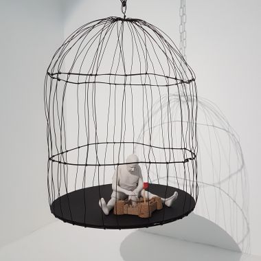 Valerio Fasciani | SELF PORTRAIT - Bandiera Rossa